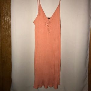 Flirty Orange spaghetti strap dress